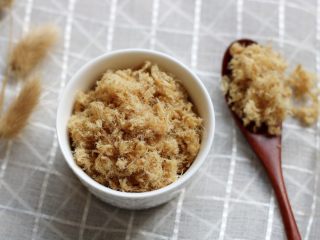 13、自制肉松（面包机版）,肉松可以放冰箱冷藏，尽快吃完