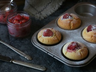 17、一颗草莓马芬,成品图