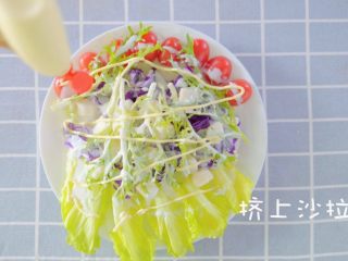 12、没胃口的时候,来一道酸溜溜酸奶沙拉,挤上沙拉酱