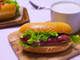 14、元气早餐之热狗餐包,健康又美味