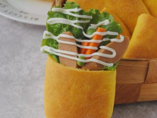 13、胡萝卜口袋面包,成品