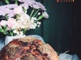 14、黑麦蔓越莓软欧,成品图