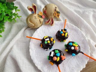 16、燕麦巧克力棒棒糖,童真可爱的棒棒糖，大家一起分享吧