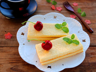 18、芝士蛋糕,成品图。