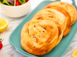 21、香掉下巴的油酥烧饼，你一定要试试！,成品展示