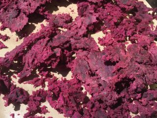 11、自制紫薯粉,中途需要翻面 都要干透 才不容易回潮