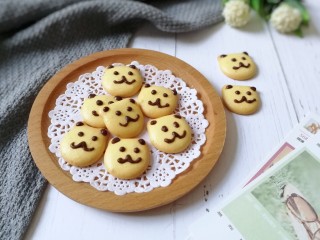 15、小熊柠檬蛋黄饼干,成品图！