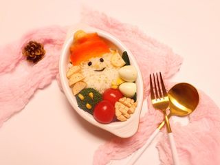 12、儿童雪人便当,有没有好漂亮