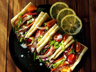 16、杂蔬牛排卷饼,成品图