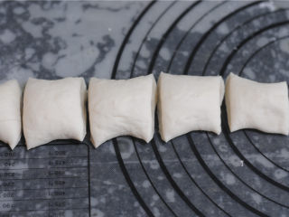 8、蒸饼卷菜,醒发后的面团揉匀，切成大小合适的剂子