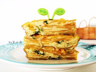 11、红薯千层烘蛋饼-甜甜的,香香的,滑滑的,诱人的横截面