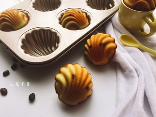 13、淡奶油蜜豆玛德琳,健康美味。