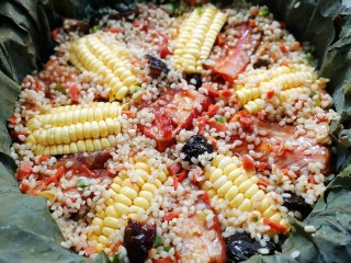 31、荷香糯米排骨,                  全部弄好