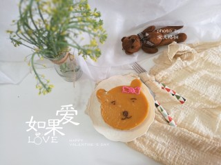 19、小熊慕斯蛋糕,很简单的蛋糕