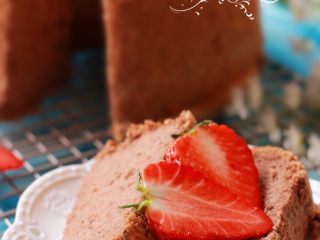 25、可可戚风蛋糕,切块