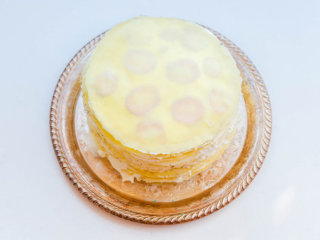 12、千层蛋糕,盖最后一层面皮