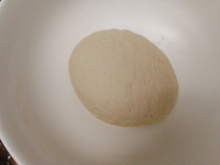 3、最爱包子+蔬菜肉包子,用手揉至光滑面团包上保鲜膜进行发酵