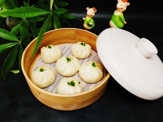 26、最爱包子+蔬菜肉包子,成品图