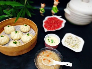 29、最爱包子+蔬菜肉包子,当早餐杠杠的