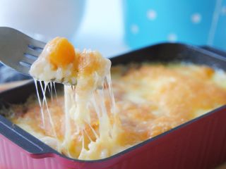 12、鲜芒芝士饭,出炉，好香啊