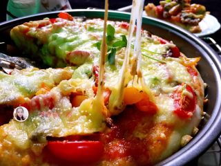 17、牛肉田园披萨,成品图