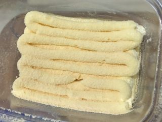 12、日式豆乳盒子,撒一层豆粉