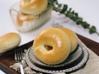 15、原味贝果,成品