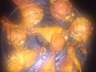 9、新奥尔良烤鸡腿,十五分钟好之后是这样的