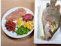 1、醋香怀胎鱼,准备好主材料。