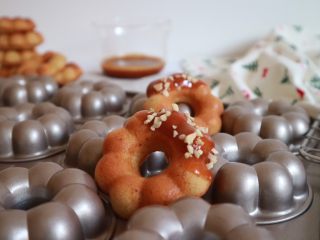 23、焦糖香蕉玛德琳花环,最后的成品又好吃又好看