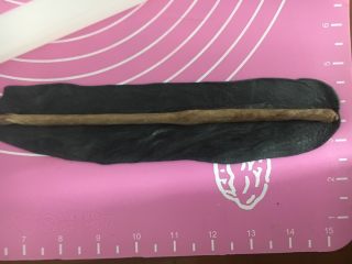 20、豹纹吐司,中间放上一条可可的