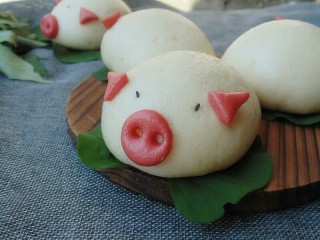 20、萌萌的小猪包,成品图