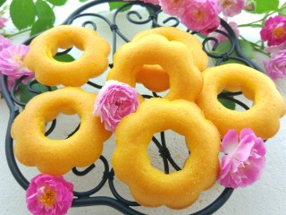 16、胡萝卜甜甜圈（免油炸烤箱版）,成品