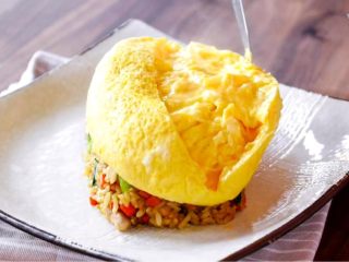 21、超级梦幻咖喱蛋包饭,做好啦