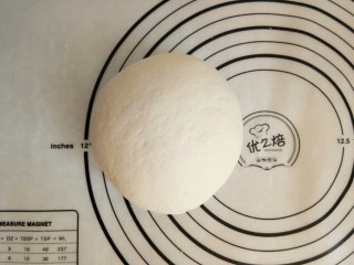 5、萌萌的小猪包,揉成光滑面团。