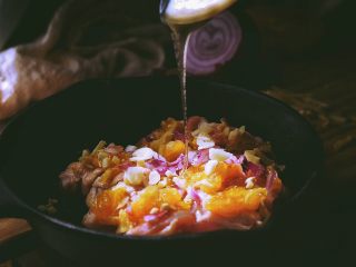 12、春日小清新之 香橙煎鸡肉,淋两勺蜂蜜