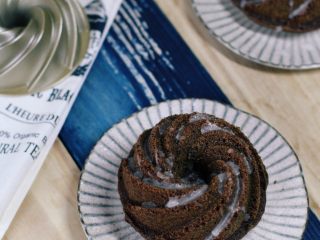 16、黑米旋风小蛋糕,成品