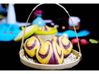 18、双薯花卷,成品一