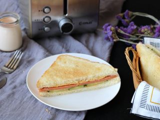 17、快手三明治,早上吃热乎的早餐很有必要