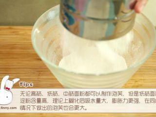 7、香草泡芙,接下来做泡芙，先把盐，水和黄油放入锅中煮沸，油水在煮的时候我们把低筋面粉过筛备用，等下再过筛，就迟了