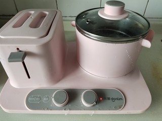 3、儿童趣味便当小金鱼蛋包饭,早餐机烧水