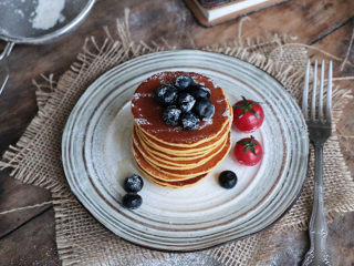 10、玉米面松饼,成品图