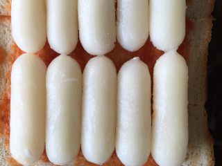 20、四种方式吃吐司,整齐排列上芝士年糕