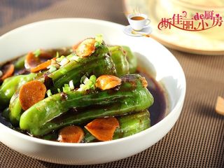 13、青椒酿肉,端上桌了。