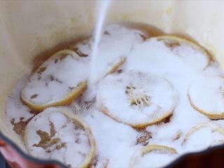 11、柠檬蜜&柠檬冰红茶,关火，第三次加糖，冷却