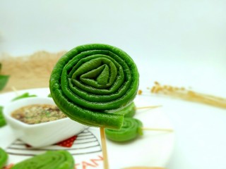 16、长豇豆棒棒糖,美美哒棒棒糖完成啦!可以吃了。