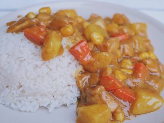 15、玉米咖喱饭,淋上我们的咖喱～色香味俱全