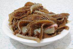 4、毛血旺火锅 ,百叶洗净切丝