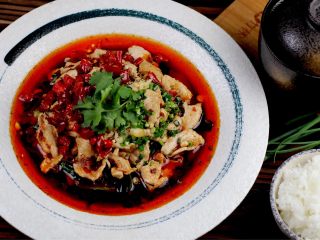 21、水煮肉片,成品图