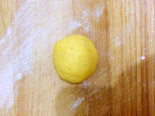 8、南瓜饼,搓成圆球